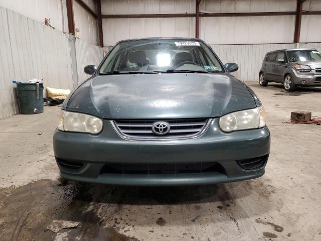 2T1BR12E81C493298 - 2001 TOYOTA COROLLA CE GREEN photo 5