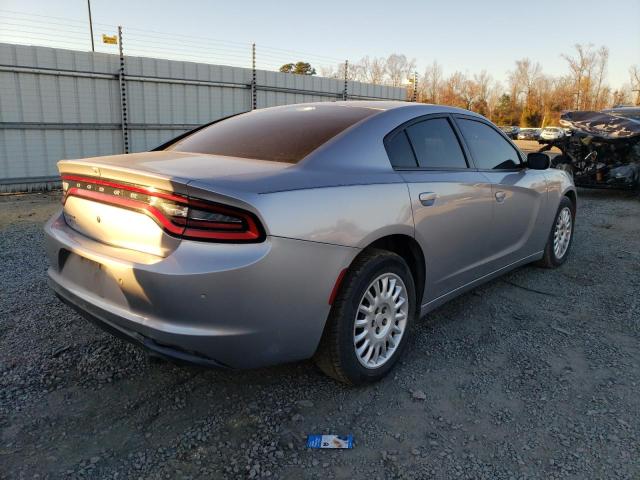 2C3CDXKT2GH313188 - 2016 DODGE CHARGER POLICE GRAY photo 3