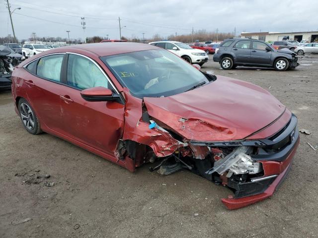 19XFC2F68KE214141 - 2019 HONDA CIVIC LX RED photo 4