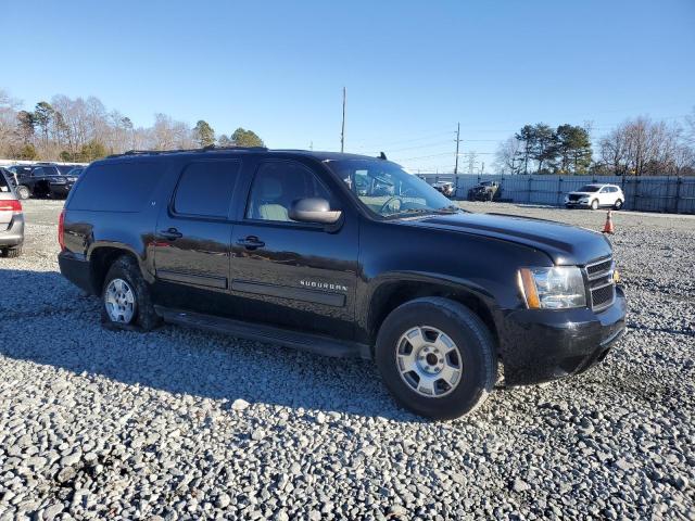 1GNSCJE07ER100900 - 2014 CHEVROLET SUBURBAN C1500 LT BLACK photo 4