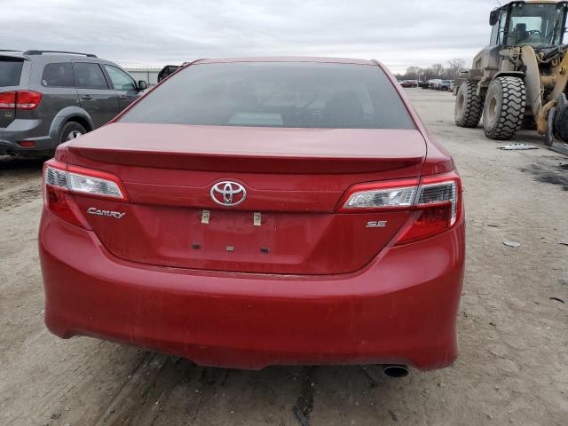 4T1BF1FK1EU727830 - 2014 TOYOTA CAMRY L RED photo 6