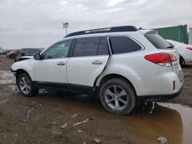 4S4BRCPC5E3222244 - 2014 SUBARU OUTBACK 2.5I LIMITED WHITE photo 2