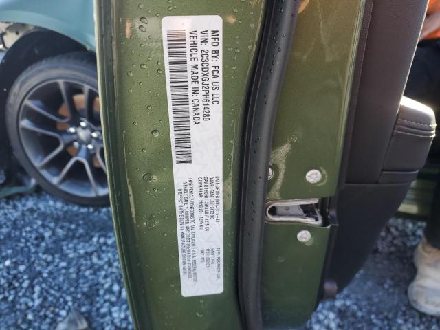 2C3CDXGJ2PH614289 - 2023 DODGE CHARGER SCAT PACK GREEN photo 12