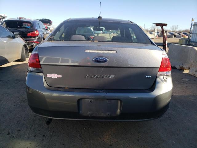 1FAHP3FNXBW119277 - 2011 FORD FOCUS SE GRAY photo 6