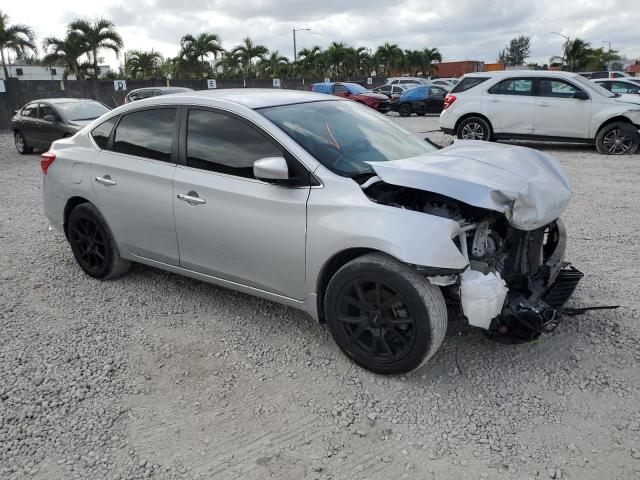 3N1AB7AP4KY439216 - 2019 NISSAN SENTRA S SILVER photo 4