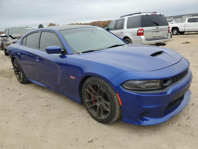 2C3CDXGJ6LH183093 - 2020 DODGE CHARGER SCAT PACK BLUE photo 4