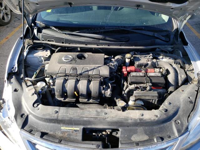 3N1AB7AP5FY230184 - 2015 NISSAN SENTRA S SILVER photo 11