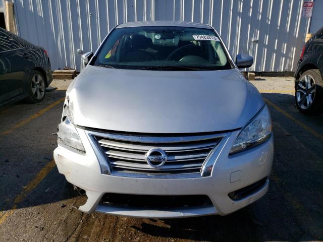 3N1AB7AP5FY230184 - 2015 NISSAN SENTRA S SILVER photo 5