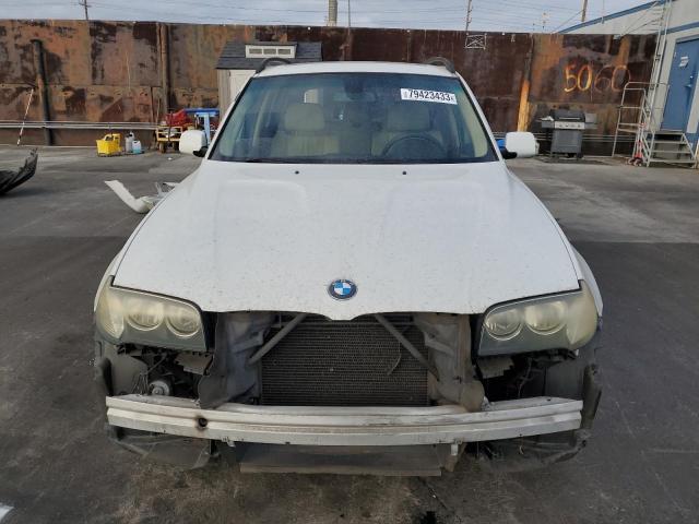 WBXPC93438WJ16507 - 2008 BMW X3 3.0SI WHITE photo 5