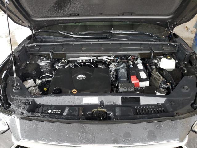 5TDGZRAH4NS126105 - 2022 TOYOTA HIGHLANDER XLE CHARCOAL photo 11