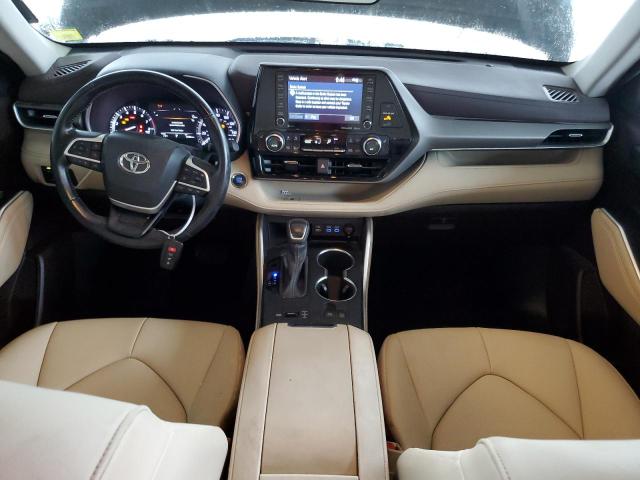 5TDGZRAH4NS126105 - 2022 TOYOTA HIGHLANDER XLE CHARCOAL photo 8