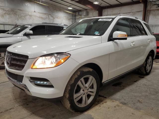4JGDA5HB6FA511177 - 2015 MERCEDES-BENZ ML 350 4MATIC WHITE photo 1