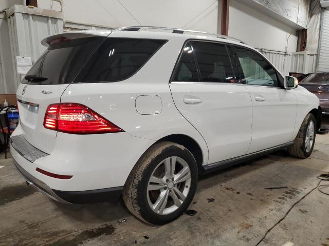 4JGDA5HB6FA511177 - 2015 MERCEDES-BENZ ML 350 4MATIC WHITE photo 3