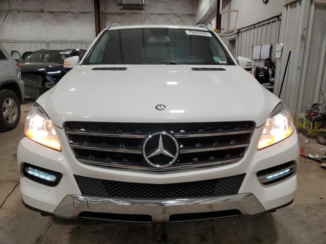 4JGDA5HB6FA511177 - 2015 MERCEDES-BENZ ML 350 4MATIC WHITE photo 5