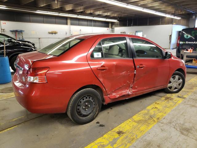 JTDBT903894056658 - 2009 TOYOTA YARIS RED photo 3