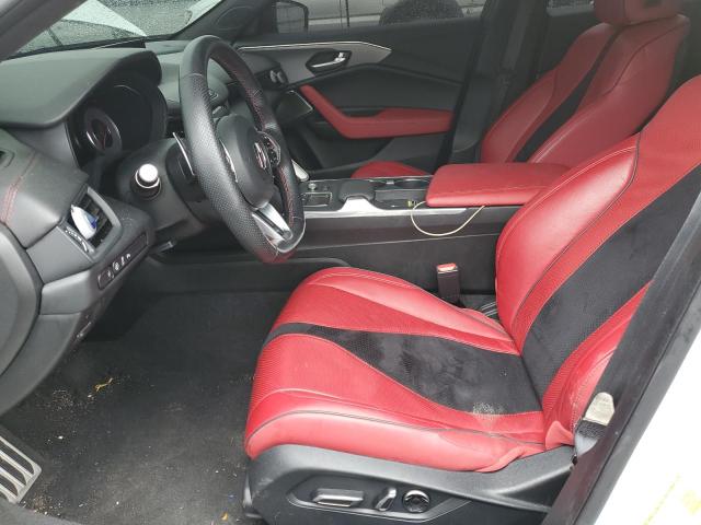 19UUB6F5XMA012143 - 2021 ACURA TLX TECH A WHITE photo 7