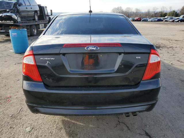 3FAHP0HA8AR422715 - 2010 FORD FUSION SE BLACK photo 6