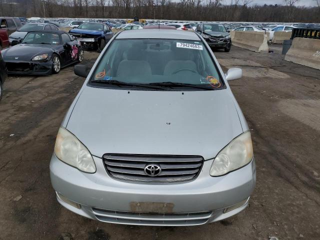 2T1BR32E33C015756 - 2003 TOYOTA COROLLA CE GRAY photo 5