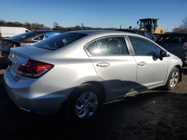 19XFB2F51EE063741 - 2014 HONDA CIVIC LX SILVER photo 3