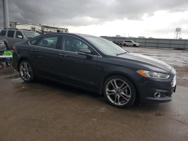 3FA6P0D92DR253072 - 2013 FORD FUSION TITANIUM BLACK photo 4