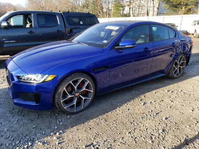 SAJAM4FV1JCP41519 - 2018 JAGUAR XE S BLUE photo 1