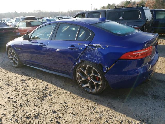 SAJAM4FV1JCP41519 - 2018 JAGUAR XE S BLUE photo 2