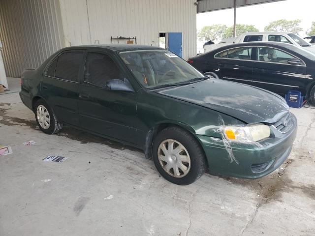 2T1BR12E42C542000 - 2002 TOYOTA COROLLA CE GREEN photo 4