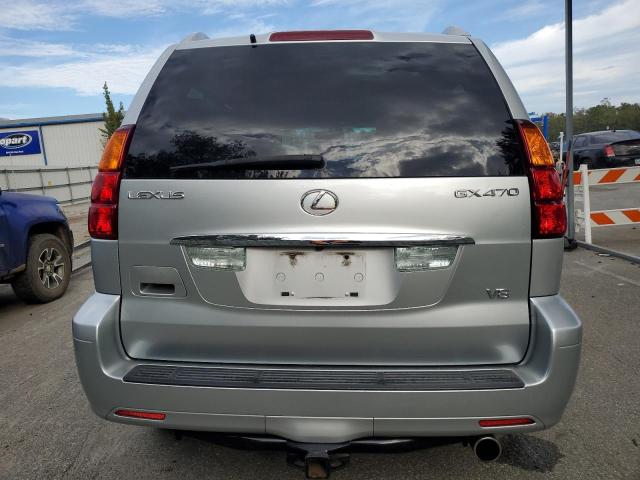 JTJBT20X670142627 - 2007 LEXUS GX 470 SILVER photo 6