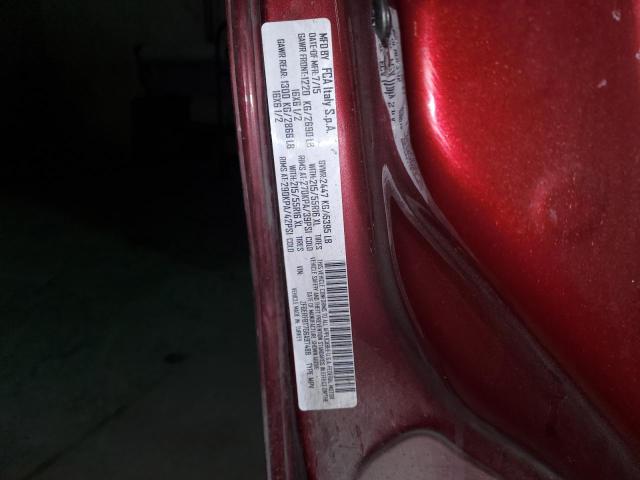 ZFBERFBT7G6A97488 - 2016 RAM PROMASTER SLT BURGUNDY photo 14