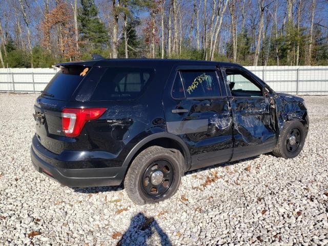 1FM5K8AR1JGB19563 - 2018 FORD EXPLORER POLICE INTERCEPTOR 黑色 照片 3