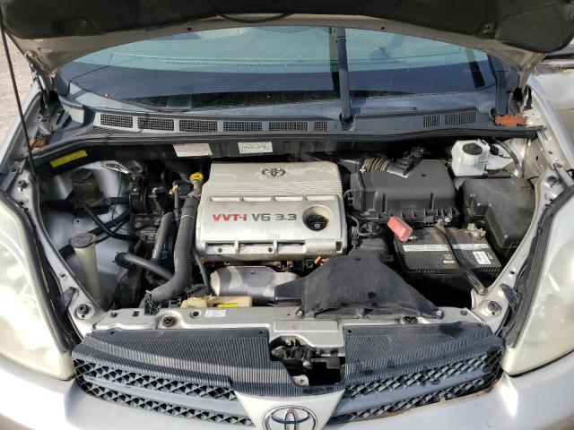 5TDZA23C05S313690 - 2005 TOYOTA SIENNA CE SILVER photo 11