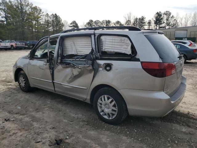 5TDZA23C05S313690 - 2005 TOYOTA SIENNA CE SILVER photo 2