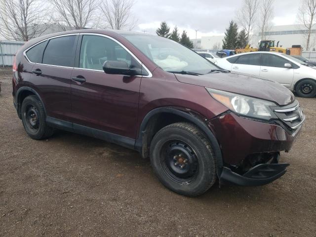 2HKRM4H35EH130576 - 2014 HONDA CR-V LX MAROON photo 4