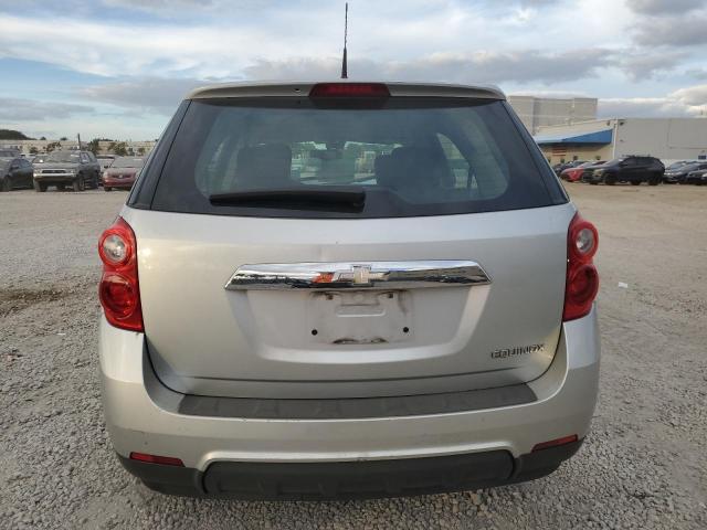 2GNALBEC5B1289191 - 2011 CHEVROLET EQUINOX LS SILVER photo 6