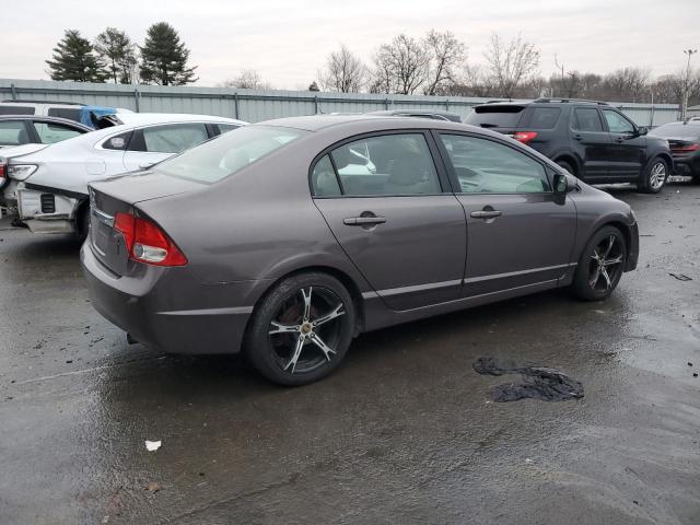 2HGFA16579H540309 - 2009 HONDA CIVIC LX GRAY photo 3