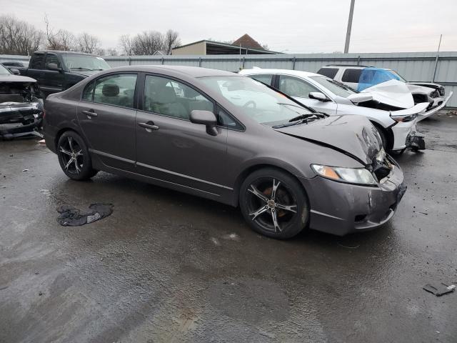 2HGFA16579H540309 - 2009 HONDA CIVIC LX GRAY photo 4