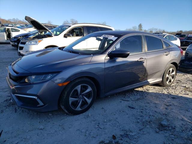 19XFC2F65KE029612 - 2019 HONDA CIVIC LX GRAY photo 1