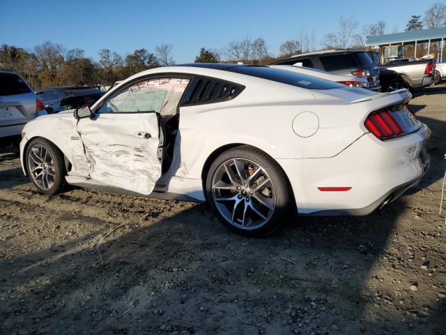 1FA6P8CF1G5214986 - 2016 FORD MUSTANG GT WHITE photo 2