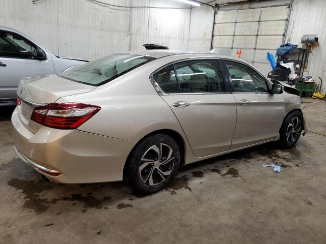 1HGCR2F37HA075401 - 2017 HONDA ACCORD LX TAN photo 3