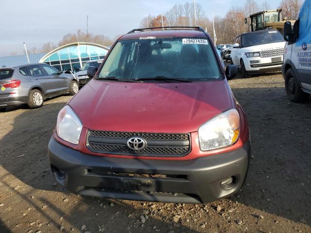 JTEHD20VX40008140 - 2004 TOYOTA RAV4 RED photo 5