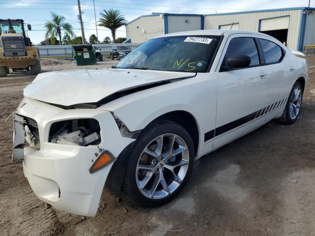 2B3KA43R78H238704 - 2008 DODGE CHARGER AW WHITE photo 1