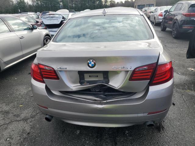 WBAFU7C53DDU77290 - 2013 BMW 535 XI SILVER photo 6