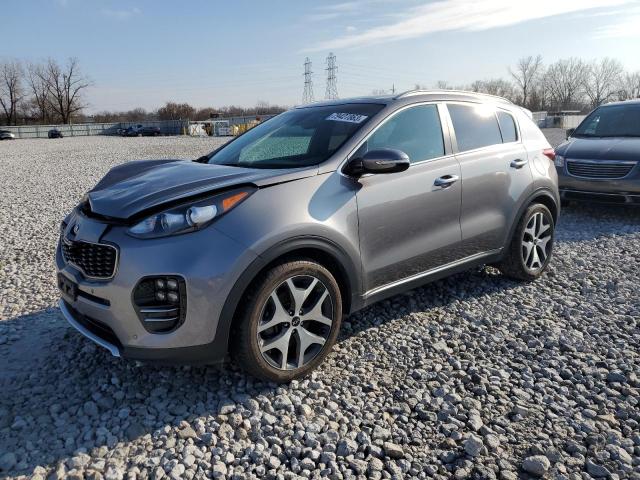 KNDPR3A68H7248105 - 2017 KIA SPORTAGE SX GRAY photo 1