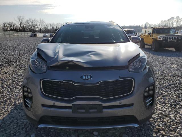 KNDPR3A68H7248105 - 2017 KIA SPORTAGE SX GRAY photo 5