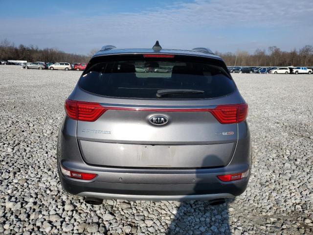 KNDPR3A68H7248105 - 2017 KIA SPORTAGE SX GRAY photo 6