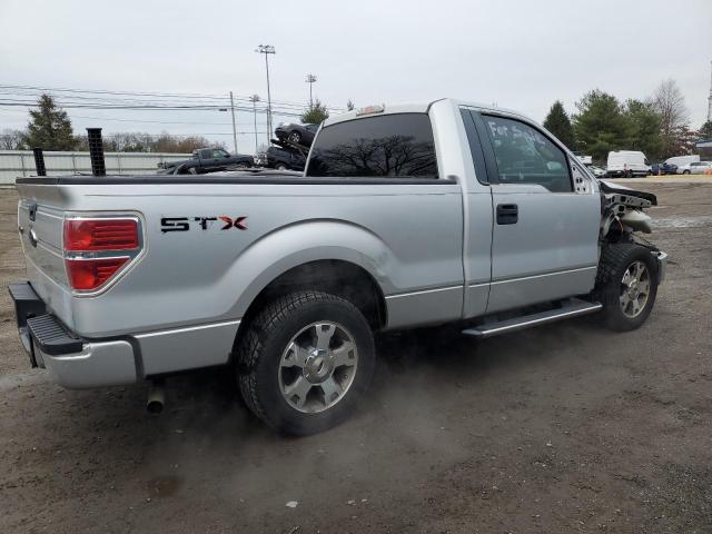 1FTRF12W39KA83941 - 2009 FORD F150 SILVER photo 3