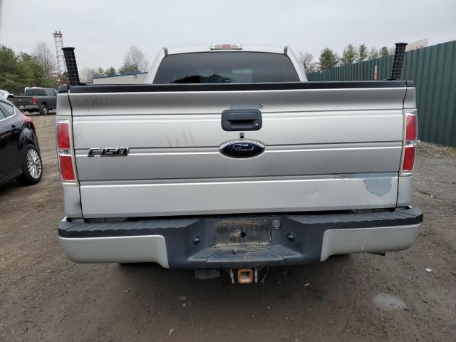 1FTRF12W39KA83941 - 2009 FORD F150 SILVER photo 6