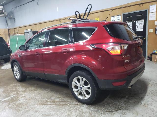 1FMCU9GD3HUE70764 - 2017 FORD ESCAPE SE BURGUNDY photo 2