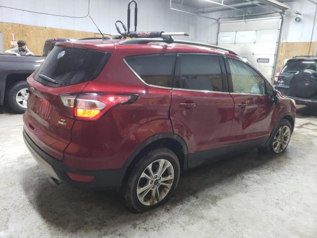 1FMCU9GD3HUE70764 - 2017 FORD ESCAPE SE BURGUNDY photo 3