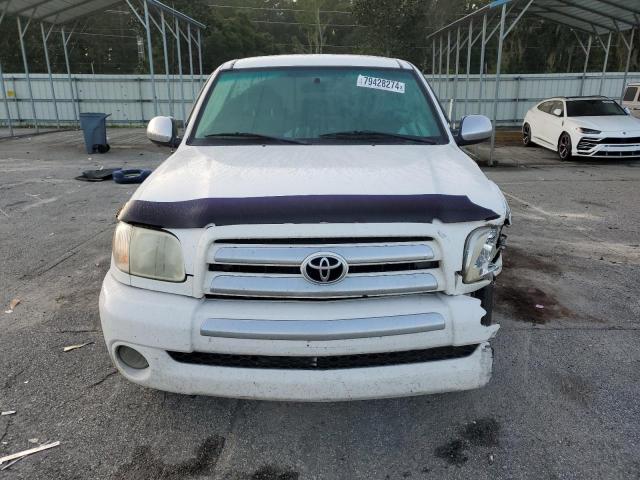 5TBRU34186S475989 - 2006 TOYOTA TUNDRA ACCESS CAB SR5 WHITE photo 5